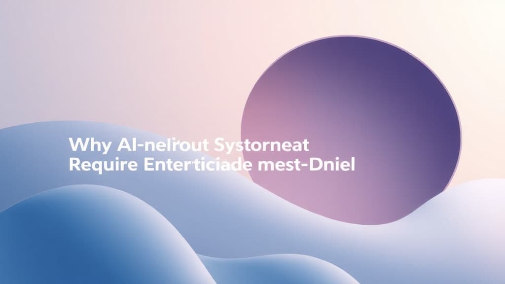 The Architecture of Resilience: Why AI-Native Systems Require Enterprise-Grade Foundations